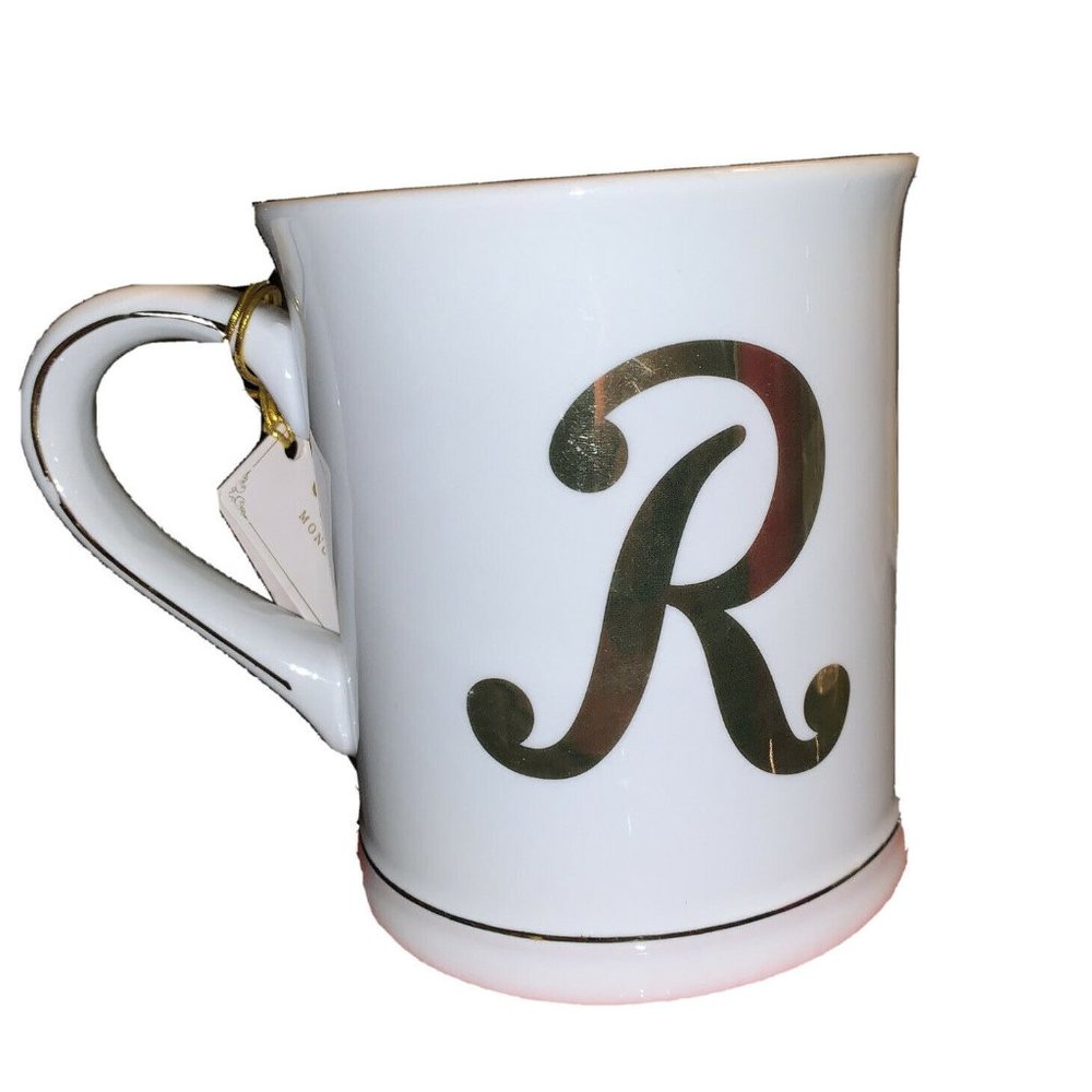I. Godinger & Co. Coffee Mug Golden Charm Monogram
